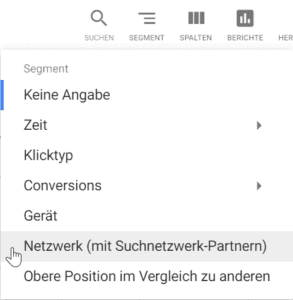 ZENITBLAU Google Ads Tipps Suchnetzwerk Partner 3