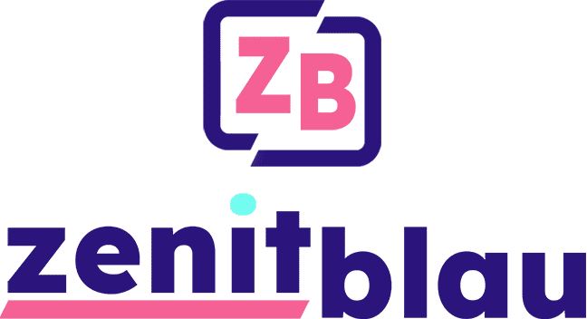 ZENITBLAU Logo mit Icon ZB